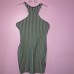 Striped Razorback dress